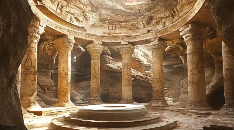 A breathtaking view of sacred sites, rich in spiritual heritage.