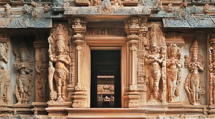 Brihadeeswara Temple, a grand Chola-era shrine in Thanjavur.