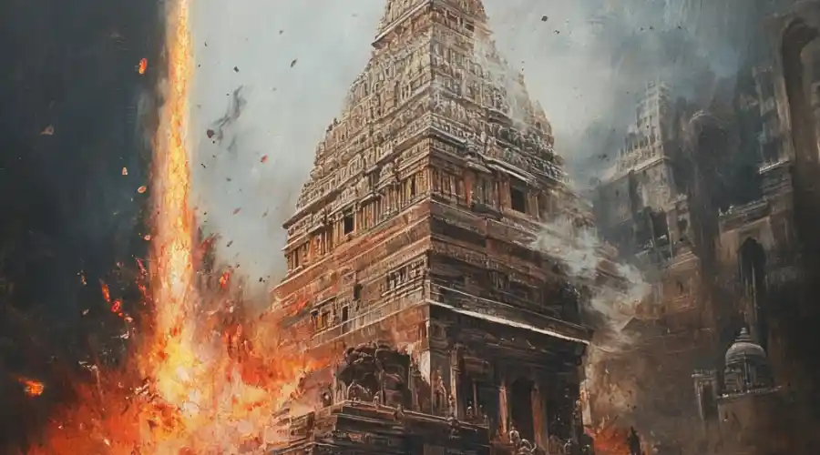 Baidyanath Temple in Deoghar, one of the twelve Jyotirlingas dedicated to Lord Shiva.