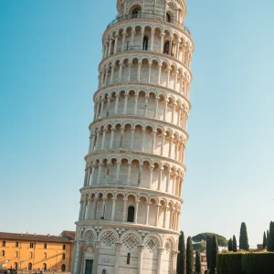 Leaning Tower of Pisa in Tuscany