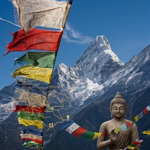 Prayer Flags & Monasteries