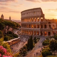 Rome Colosseum and Ancient Landmarks