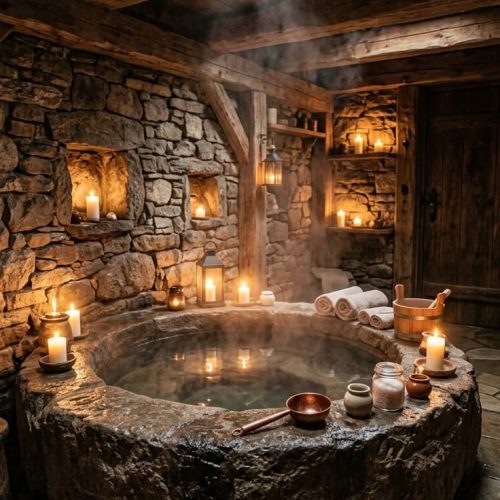 Traditional Hot Stone Bath