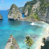 Nusa Penida with crystal waters and island scenery